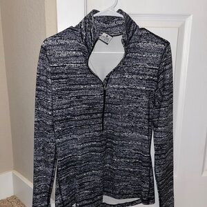 Nike Pro Dri-FIT Black and White Top